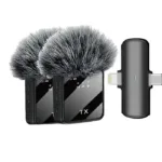 F15-2 Wireless Microphone 2 in 1 Collar Android and iphone