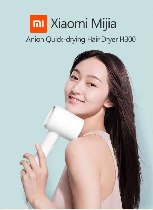 Xiaomi Mijia H300 Portable Quick Dry Hair Dryer 1600W