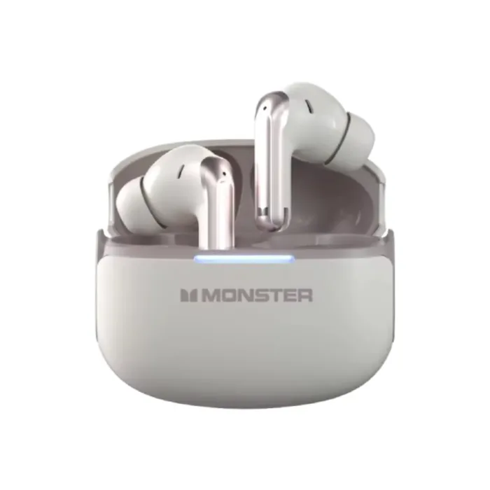 Monster Aura Fit D02 ANC Earbuds white