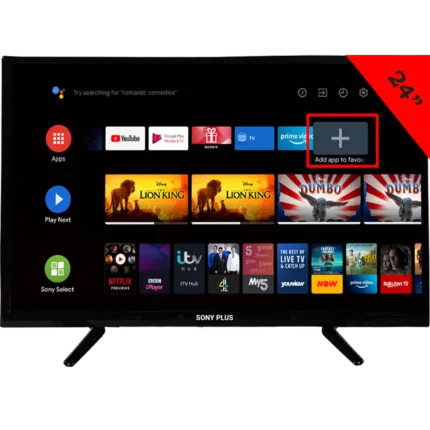 Sony Plus 24 Inch Double Glass Smart Android TV
