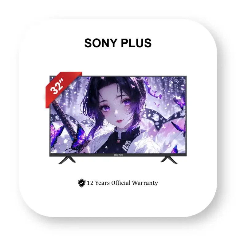 Sony Plus 32 Inch Double Glass Smart Android LED TV