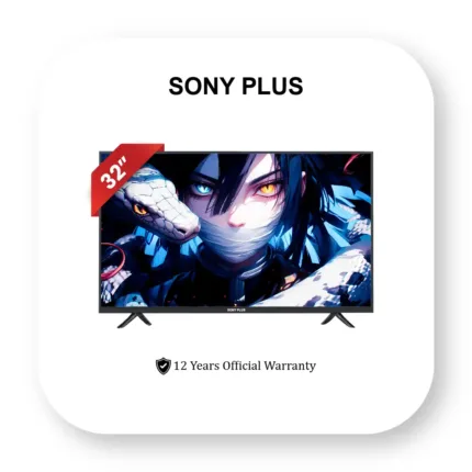 Sony Plus 32 Inch Double Glass Voice Control Smart Android LED TV