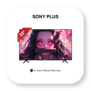 Sony Plus 32 Inch Frameless Voice Control Smart TV