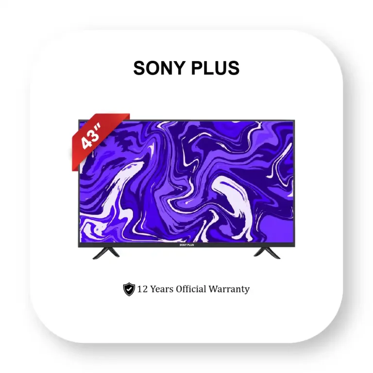 Sony Plus 43 Inch Frameless Smart Android LED TV price in Bangladesh is 21,490 BDT. Buy Sony Plus 43 Inch Frameless Smart Android LED TV at best Price in Bangladesh at Minion Gadgets BD