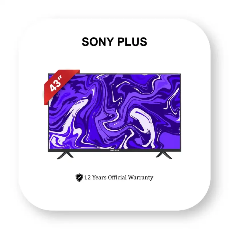Sony Plus 43 Inch Frameless Smart Android LED TV price in Bangladesh is 21,490 BDT. Buy Sony Plus 43 Inch Frameless Smart Android LED TV at best Price in Bangladesh at Minion Gadgets BD