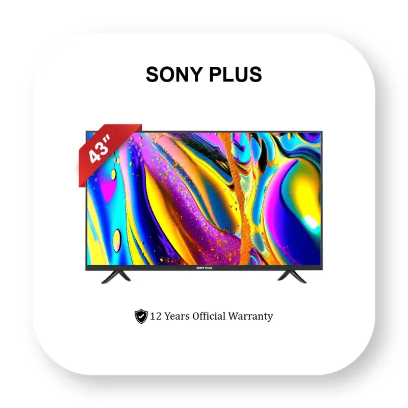 Sony Plus 43 Inch Frameless Voice Control Smart Android TV