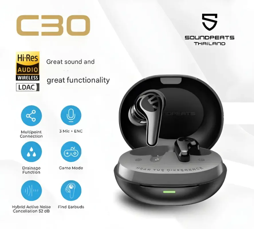 SOUNDPEATS C30 ANC Earbuds