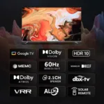 Haier H55M80FUX 55" 4K Mini LED Google TV